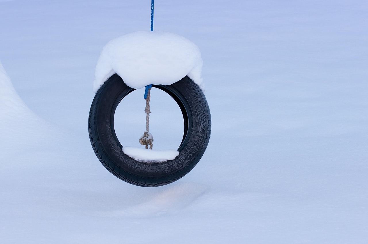 Spare tire being checked before an emergency